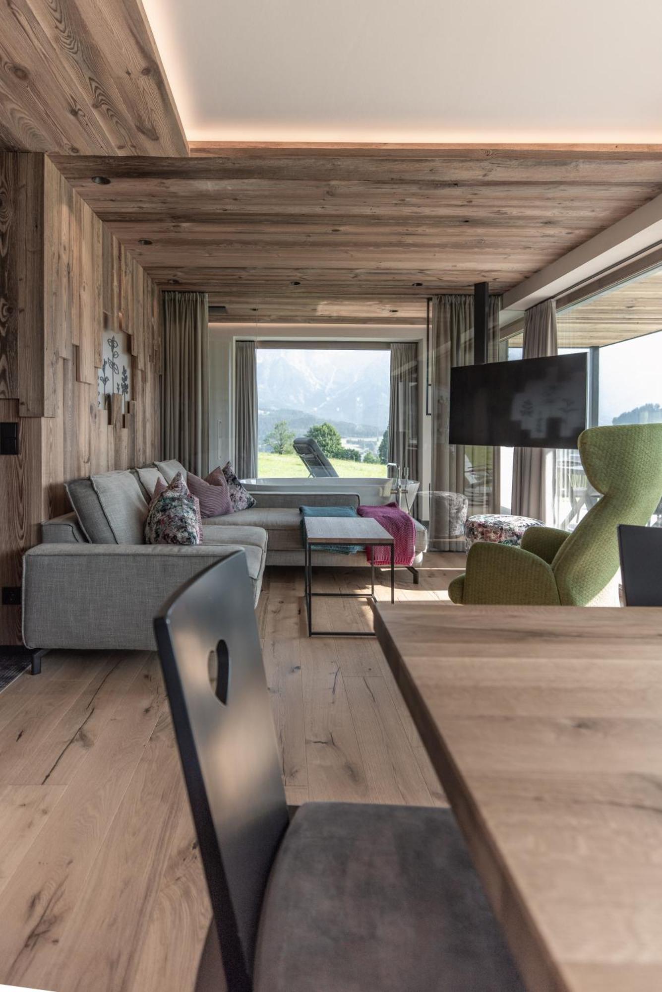 Biohof Ebengut Aparthotel Maria Alm am Steinernen Meer Exterior photo